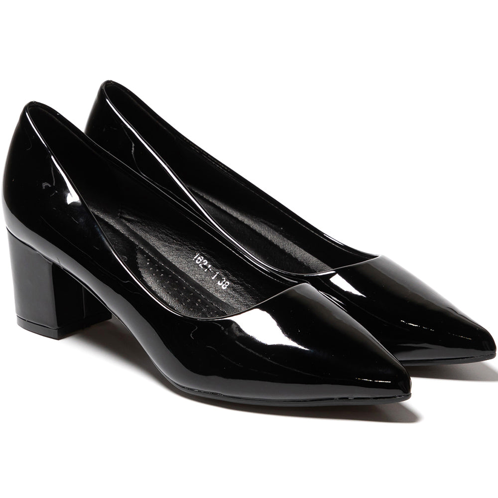 Γυναικεία παπούτσια Ernaline, Μαύρο 2