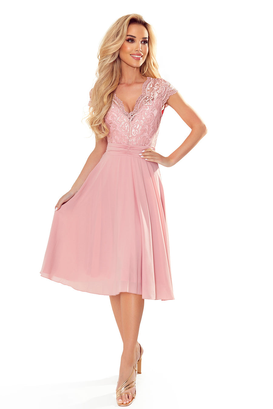 Γυναικείο φόρεμα Esmeray, Ροζ 1
