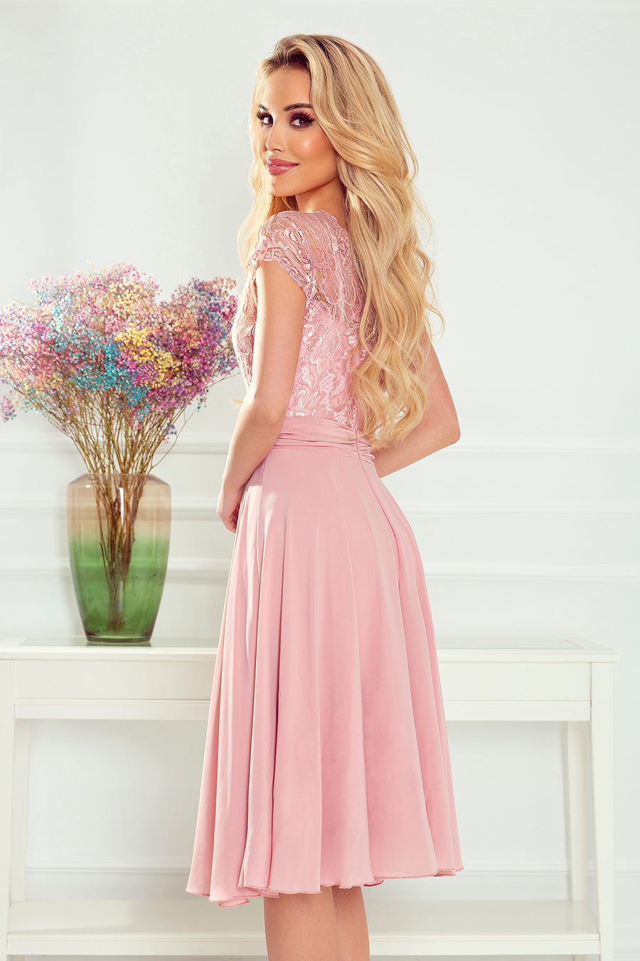 Γυναικείο φόρεμα Esmeray, Ροζ 6