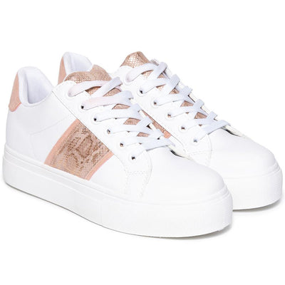 Γυναικεία αθλητικά παπούτσια Estee, Λευκό/Ροζ 2