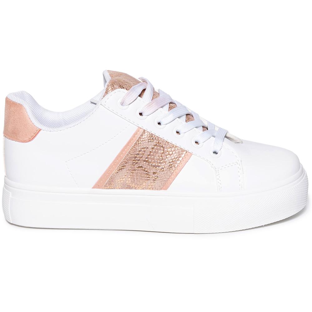 Γυναικεία αθλητικά παπούτσια Estee, Λευκό/Ροζ 3