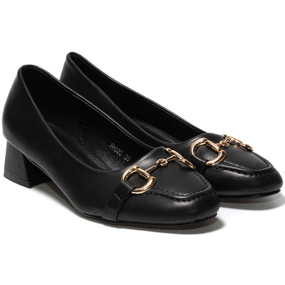 Γυναικεία παπούτσια Eulalia, Μαύρο 2