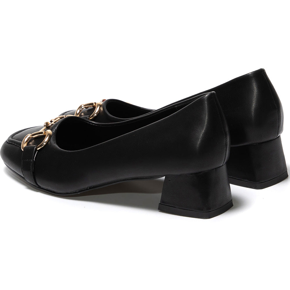 Γυναικεία παπούτσια Eulalia, Μαύρο 4