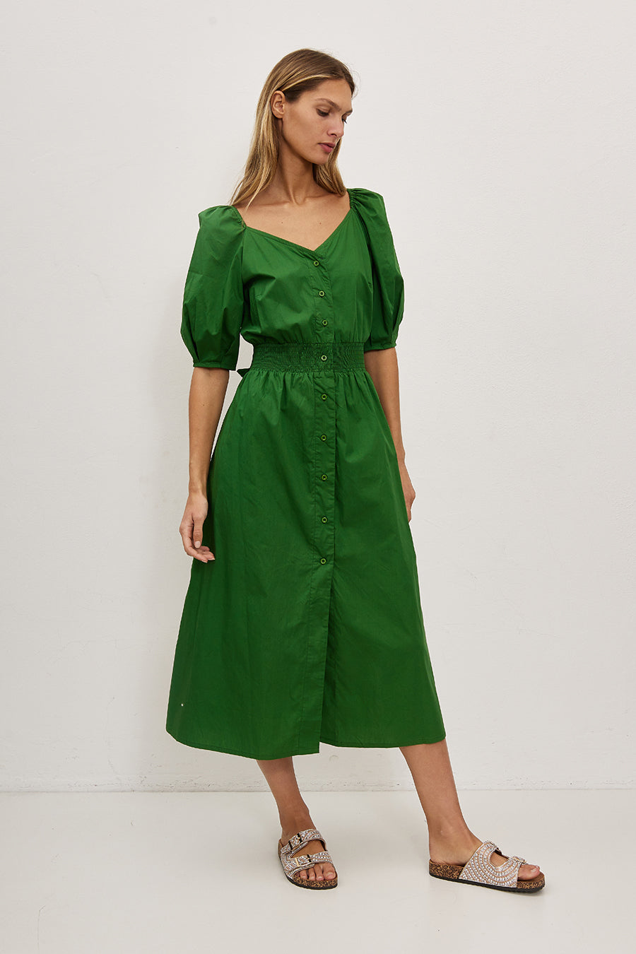 Γυναικείο φόρεμα Eveline, Πράσινο 2