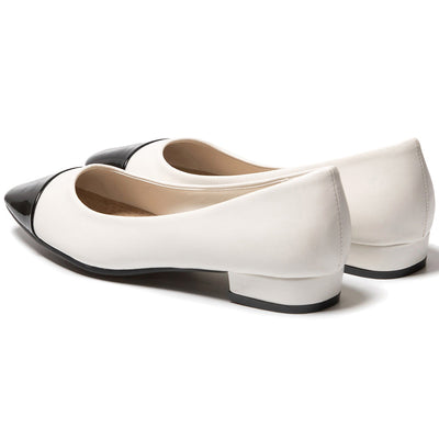 Γυναικεία παπούτσια Everly, Λευκό/Μαύρο 4