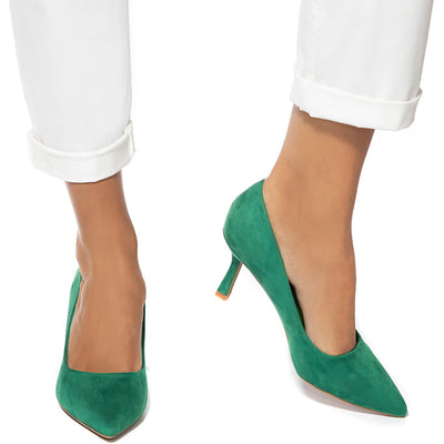 Γυναικεία παπούτσια Faenona, Πράσινο 1