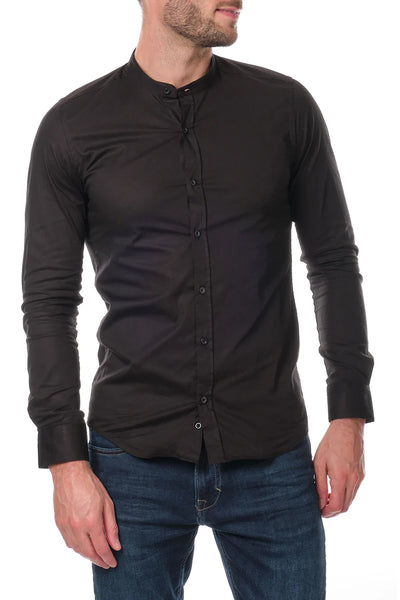 Ανδρικό πουκάμισο Francesco, Μαύρο 1