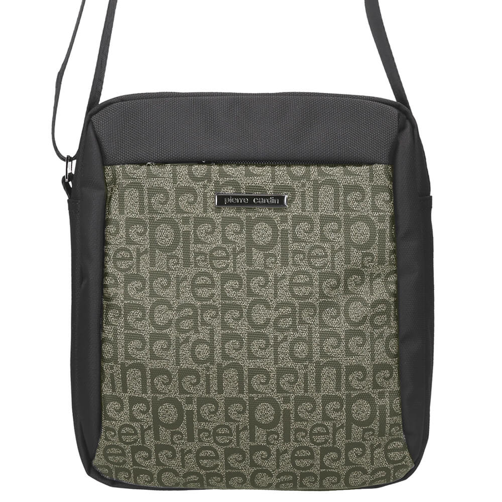 Pierre Cardin | Ανδρική τσάντα GBU522, Μαύρο/Μπεζ 1
