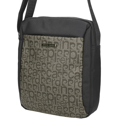 Pierre Cardin | Ανδρική τσάντα GBU522, Μαύρο/Μπεζ 3