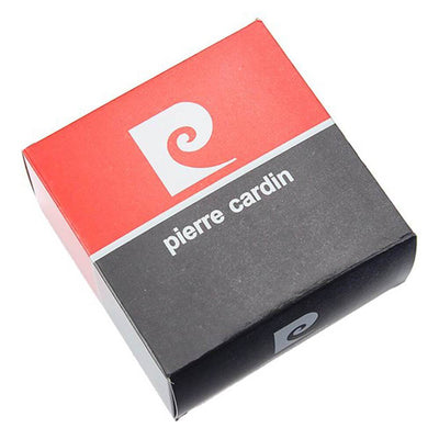 Pierre Cardin | Ανδρική ζώνη από γνήσιο φυσικό δέρμα GCB335, Μαύρο/Σκούρο καφέ 4