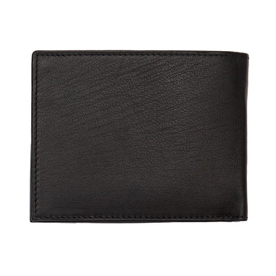 Pierre Cardin | Ανδρικό πορτοφόλι από γνήσιο φυσικό δέρμα GPB011, Μαύρο/Ναυτικό μπλε 4