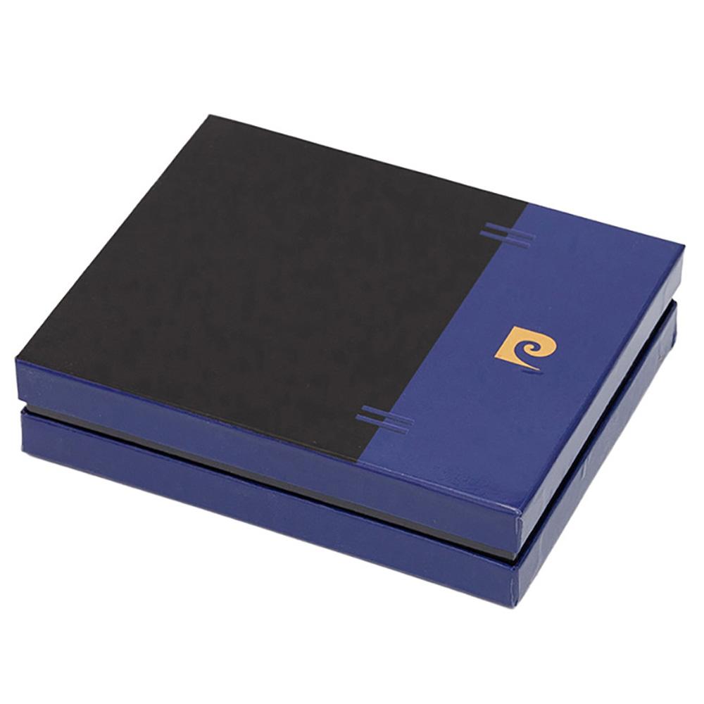 Pierre Cardin | Ανδρικό πορτοφόλι από γνήσιο φυσικό δέρμα GPB011, Μαύρο/Ναυτικό μπλε 5
