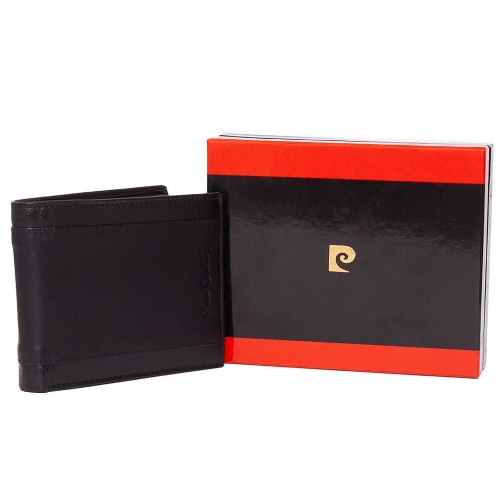 Pierre Cardin | Ανδρικό πορτοφόλι από γνήσιο φυσικό δέρμα GPB012, Μαύρο 2