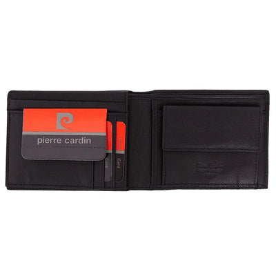 Pierre Cardin | Ανδρικό πορτοφόλι από γνήσιο φυσικό δέρμα GPB012, Μαύρο 3