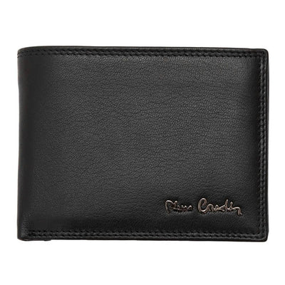 Pierre Cardin | Ανδρικό πορτοφόλι από γνήσιο φυσικό δέρμα GPB025, Μαύρο 1