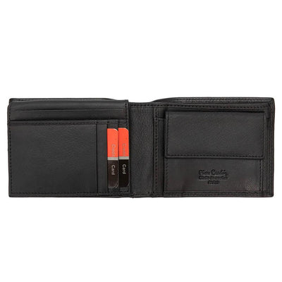 Pierre Cardin | Ανδρικό πορτοφόλι από γνήσιο φυσικό δέρμα GPB025, Μαύρο 4