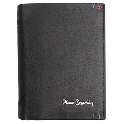 Pierre Cardin | Ανδρικό πορτοφόλι από γνήσιο φυσικό δέρμα GPB030, Μαύρο - με προστασία ασύρματης ανάγνωσης RFID 1
