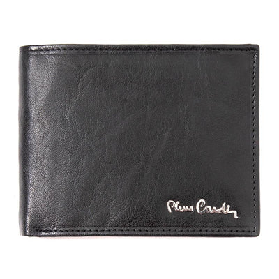 Pierre Cardin | Ανδρικό πορτοφόλι από γνήσιο φυσικό δέρμα GPB045, Μαύρο 1