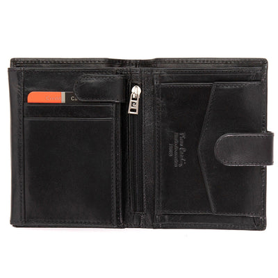 Pierre Cardin | Ανδρικό πορτοφόλι από γνήσιο φυσικό δέρμα GPB080, Μαύρο 3