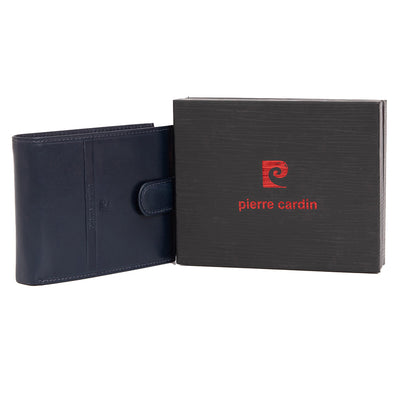 Pierre Cardin | Ανδρικό πορτοφόλι από γνήσιο φυσικό δέρμα GPB094, Μπλε 2