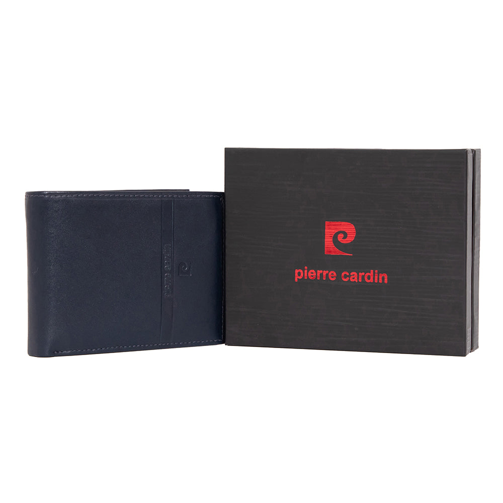 Pierre Cardin | Ανδρικό πορτοφόλι από γνήσιο φυσικό δέρμα GPB098, Μαύρο 2