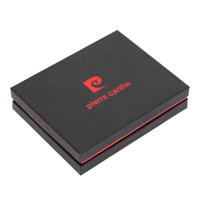 Pierre Cardin | Ανδρικό πορτοφόλι από γνήσιο φυσικό δέρμα GPB098, Μαύρο 6