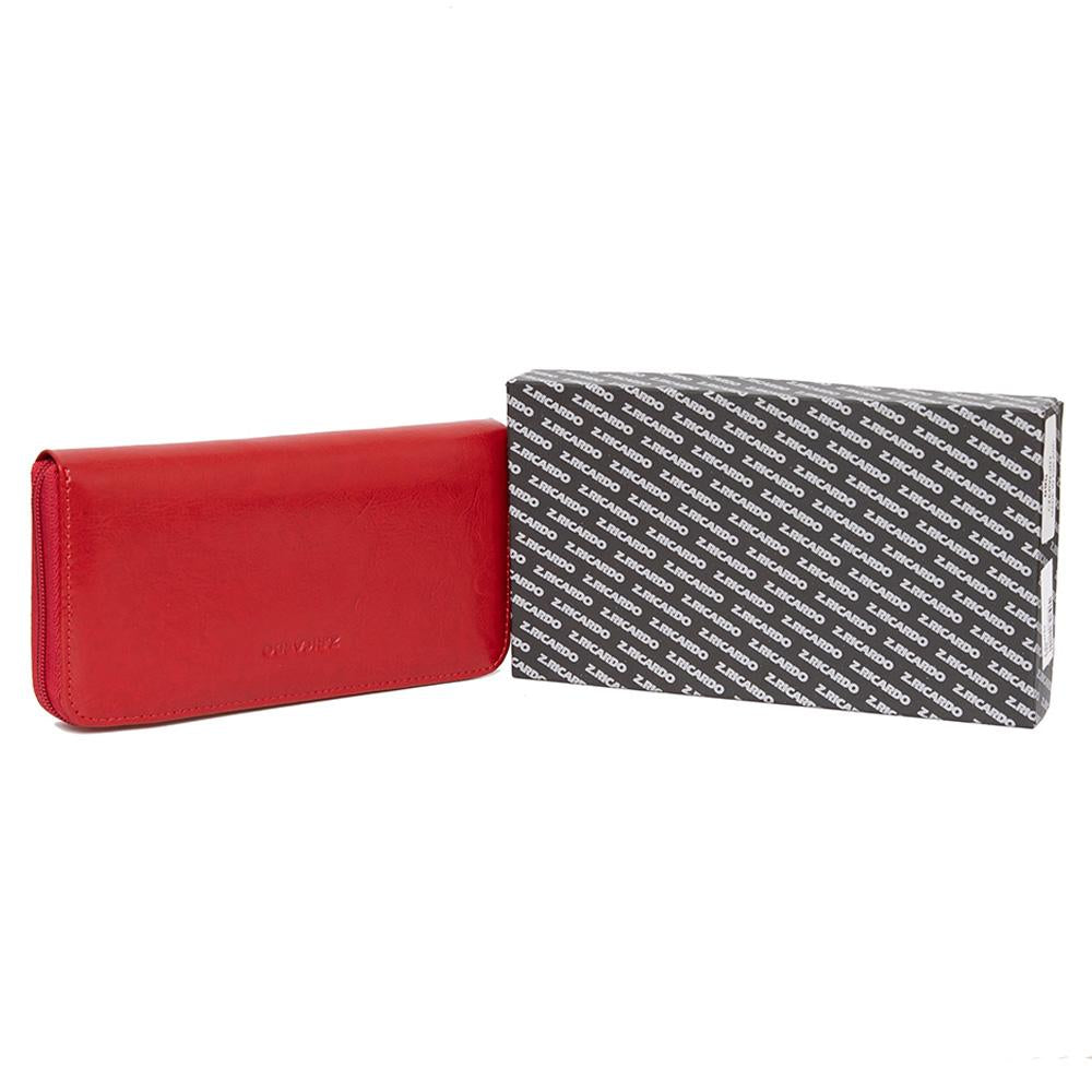 Γυναικείο πορτοφόλι από γνήσιο φυσικό δέρμα GPD259, Κόκκινο 2
