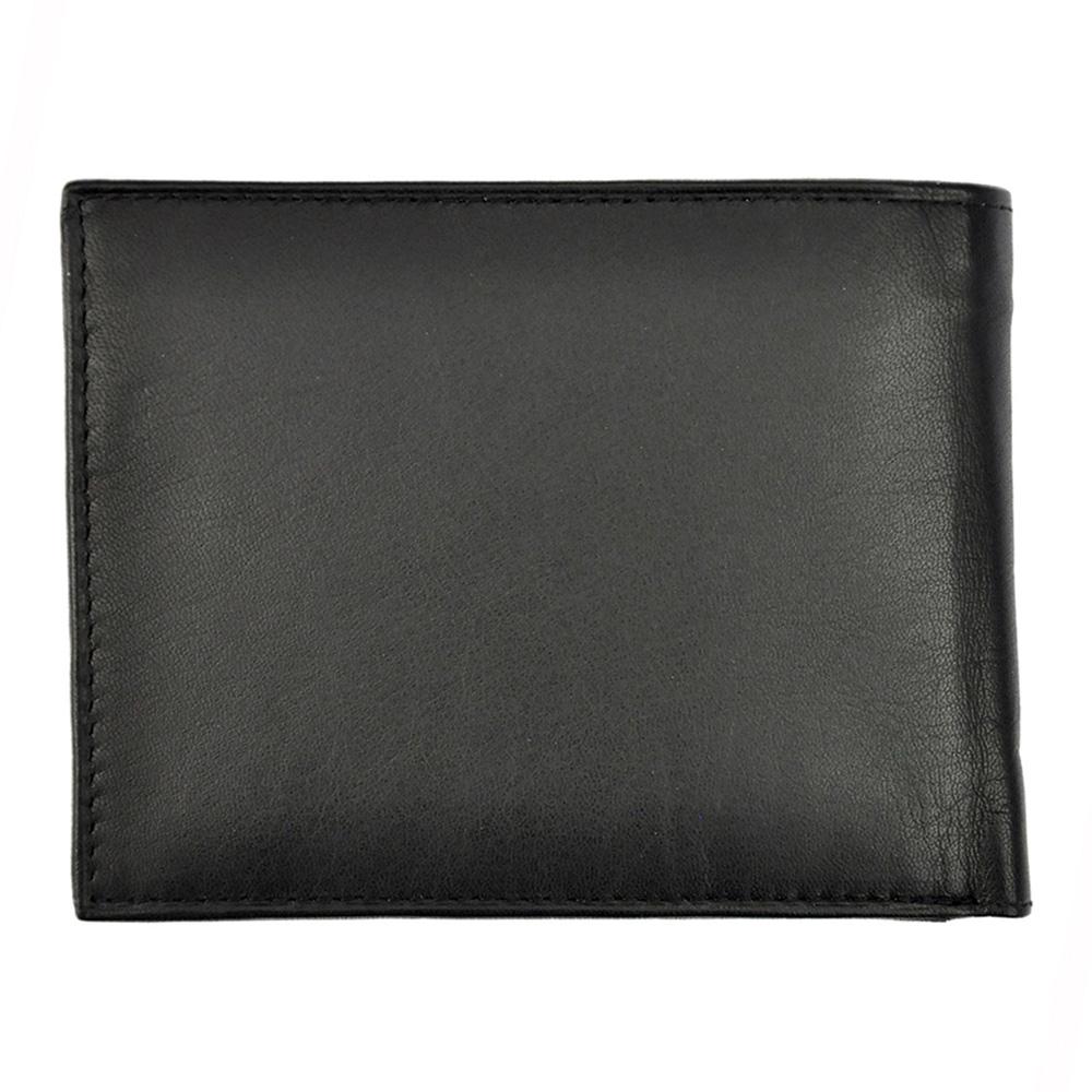 Pierre Cardin | Ανδρικό πορτοφόλι από γνήσιο φυσικό δέρμα GPB301, Μαύρο - με προστασία ασύρματης ανάγνωσης RFID 9