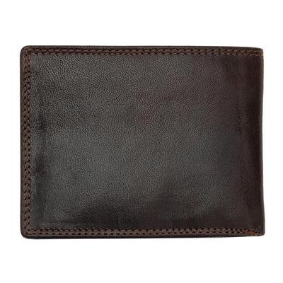 Pierre Cardin | Ανδρικό πορτοφόλι από γνήσιο φυσικό δέρμα GPB370, Σκούρο Καφέ 5