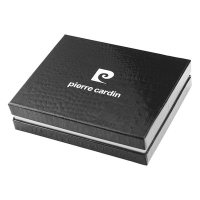 Pierre Cardin | Ανδρικό πορτοφόλι από γνήσιο φυσικό δέρμα GPB472, Μαύρο - με προστασία ασύρματης ανάγνωσης RFID 7