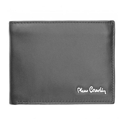 Pierre Cardin | Ανδρικό πορτοφόλι από γνήσιο φυσικό δέρμα GPB472, Μαύρο - με προστασία ασύρματης ανάγνωσης RFID 1
