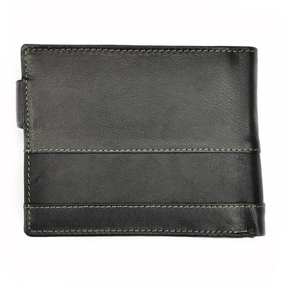 Ανδρικό πορτοφόλι από γνήσιο φυσικό δέρμα GPB680, Μαύρο 8
