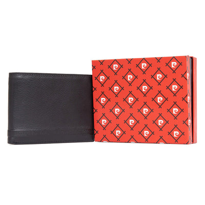 Pierre Cardin | Ανδρικό πορτοφόλι από γνήσιο φυσικό δέρμα GPB725, Μαύρο 2