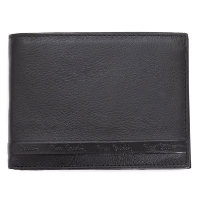 Pierre Cardin | Ανδρικό πορτοφόλι από γνήσιο φυσικό δέρμα GPB725, Μαύρο 1
