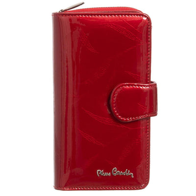 Pierre Cardin | Γυναικείο πορτοφόλι από γνήσιο φυσικό δέρμα GPD017, Κόκκινο 1