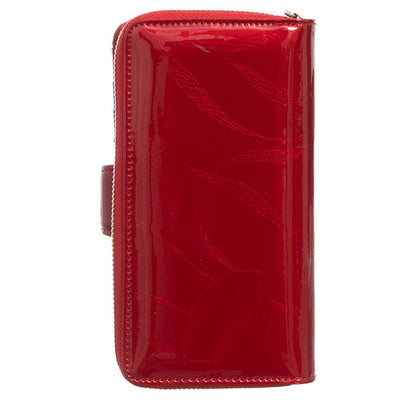 Pierre Cardin | Γυναικείο πορτοφόλι από γνήσιο φυσικό δέρμα GPD017, Κόκκινο 5