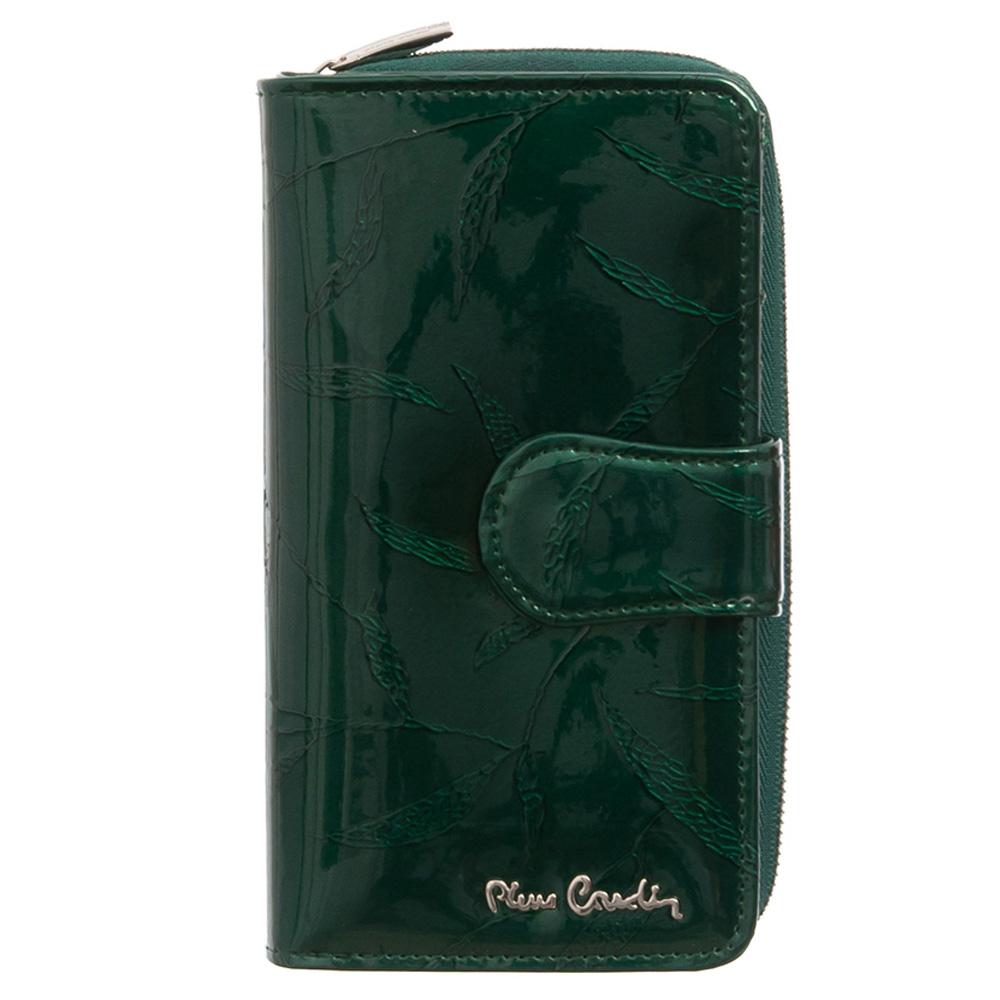 Pierre Cardin | Γυναικείο πορτοφόλι από γνήσιο φυσικό δέρμα GPD017, Πράσινο 1