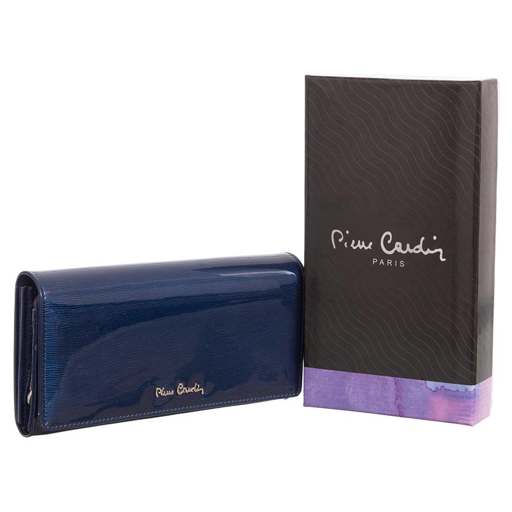 Pierre Cardin | Γυναικείο πορτοφόλι από γνήσιο φυσικό δέρμα GPD028, Μπλε 2