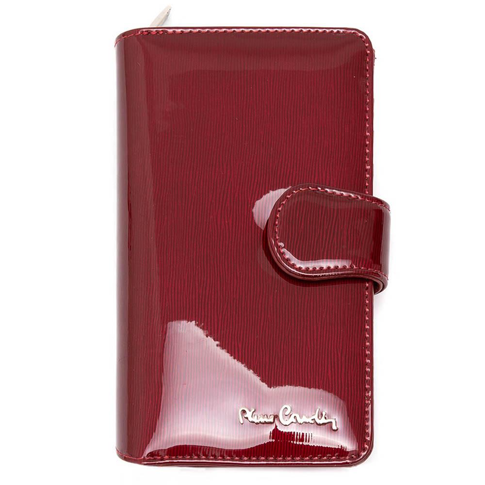 Pierre Cardin | Γυναικείο πορτοφόλι από γνήσιο φυσικό δέρμα GPD035, Βυσσινί 1