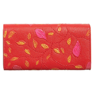 Pierre Cardin | Γυναικείο πορτοφόλι από γνήσιο φυσικό δέρμα GPD040, Κόκκινο 5