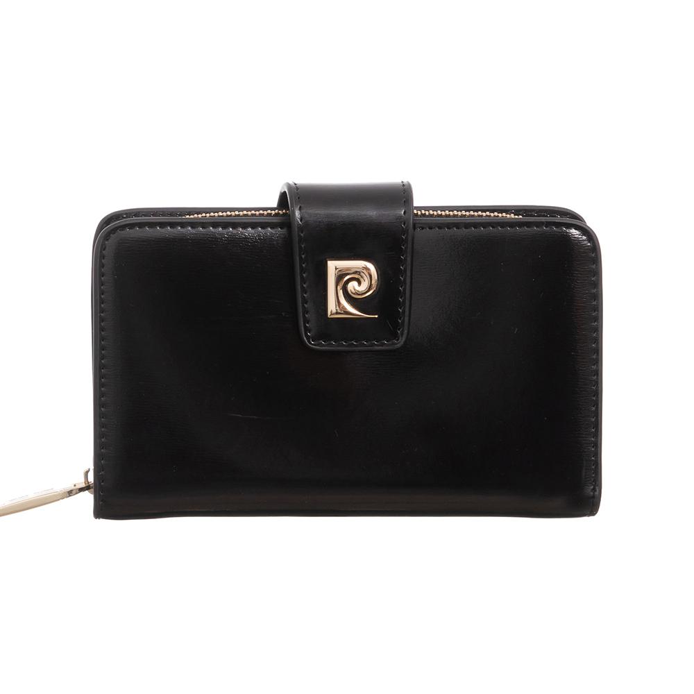 Pierre Cardin | Γυναικείο πορτοφόλι από γνήσιο φυσικό δέρμα GPD060, Μαύρο 1