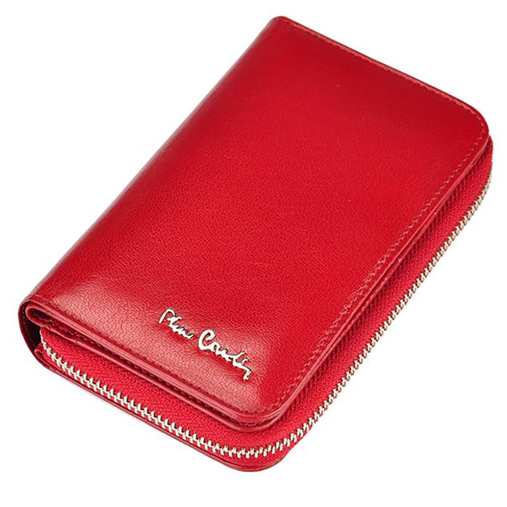 Pierre Cardin | Γυναικείο πορτοφόλι από γνήσιο φυσικό δέρμα GPD074, Κόκκινο 3