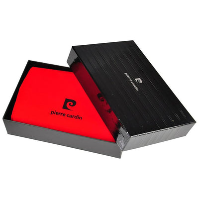 Pierre Cardin | Γυναικείο πορτοφόλι από γνήσιο φυσικό δέρμα GPD074, Κόκκινο 2