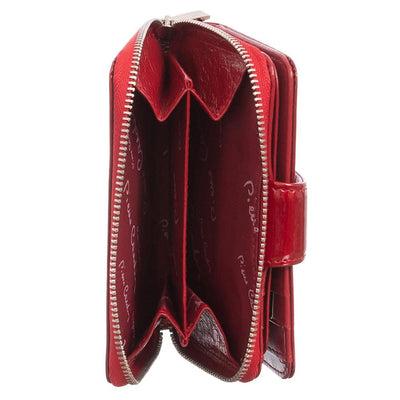 Pierre Cardin | Γυναικείο πορτοφόλι από γνήσιο φυσικό δέρμα GPD075, Κόκκινο 4