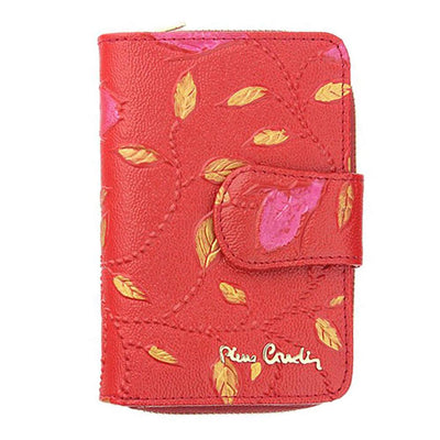 Pierre Cardin | Γυναικείο πορτοφόλι από γνήσιο φυσικό δέρμα GPD076, Κόκκινο 1