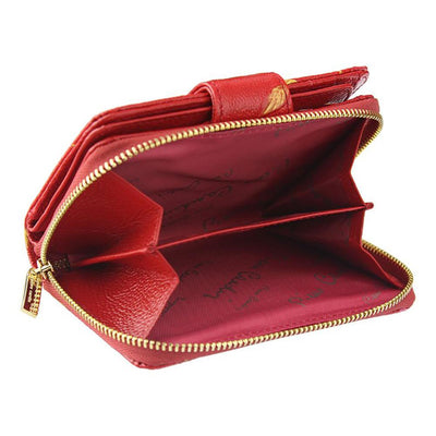 Pierre Cardin | Γυναικείο πορτοφόλι από γνήσιο φυσικό δέρμα GPD076, Κόκκινο 5