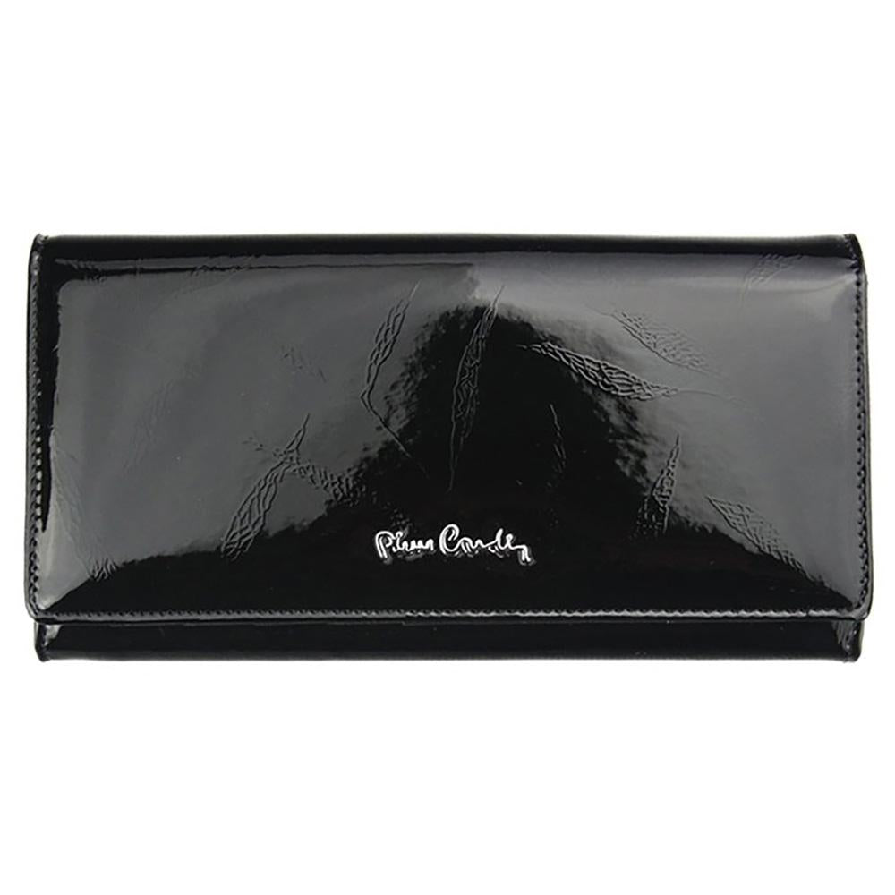 Pierre Cardin | Γυναικείο πορτοφόλι από γνήσιο φυσικό δέρμα GPD077, Μαύρο 1