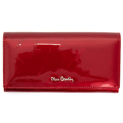 Pierre Cardin | Γυναικείο πορτοφόλι από γνήσιο φυσικό δέρμα GPD077, Κόκκινο 1