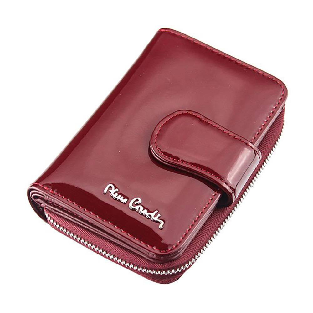 Pierre Cardin | Γυναικείο πορτοφόλι από γνήσιο φυσικό δέρμα GPD079, Κόκκινο 2