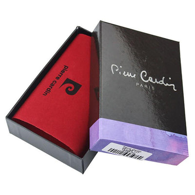 Pierre Cardin | Γυναικείο πορτοφόλι από γνήσιο φυσικό δέρμα GPD079, Κόκκινο 4